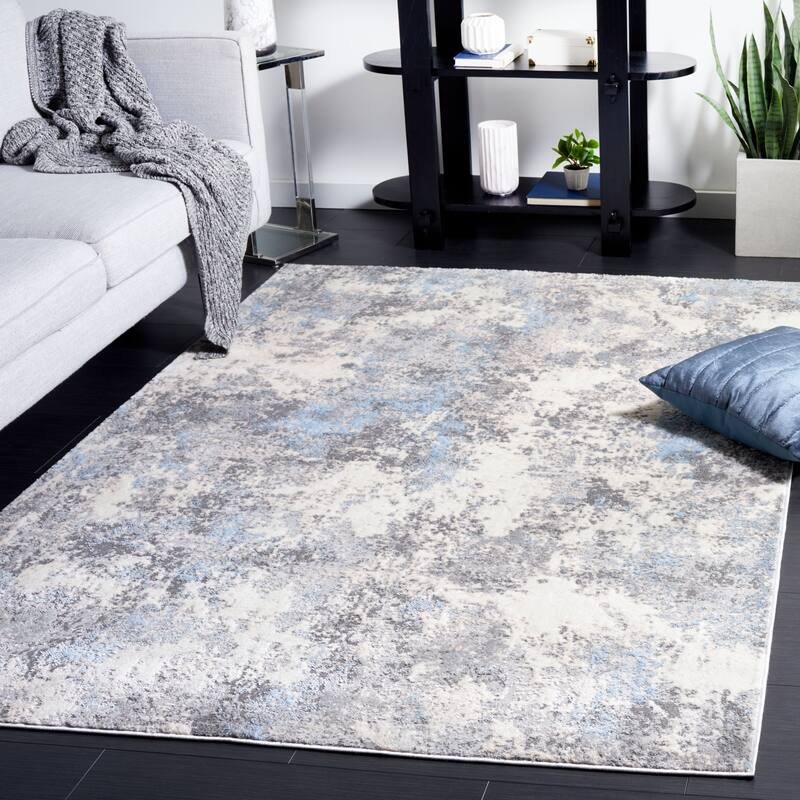 SAFAVIEH Lagoon Irmtraud Modern Abstract Polyester Area Rug