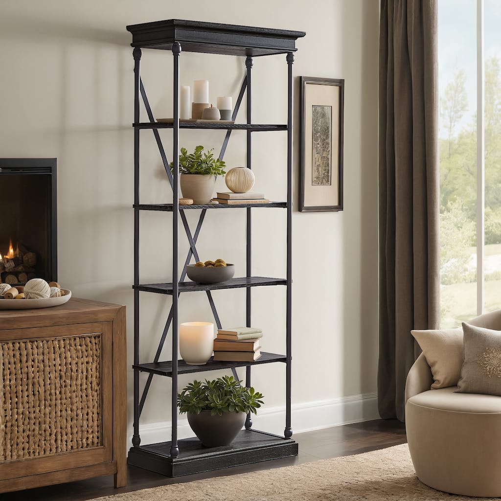Dubrovnik Cornice Etagere Bookcase