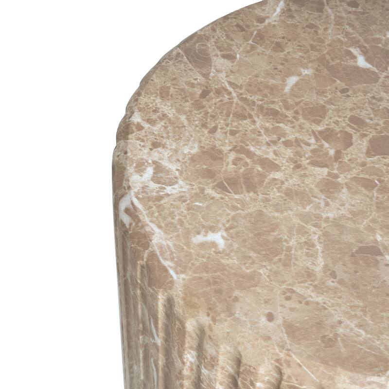 Christopher Knight Home- Sarah Outdoor MGO Carved Side Table