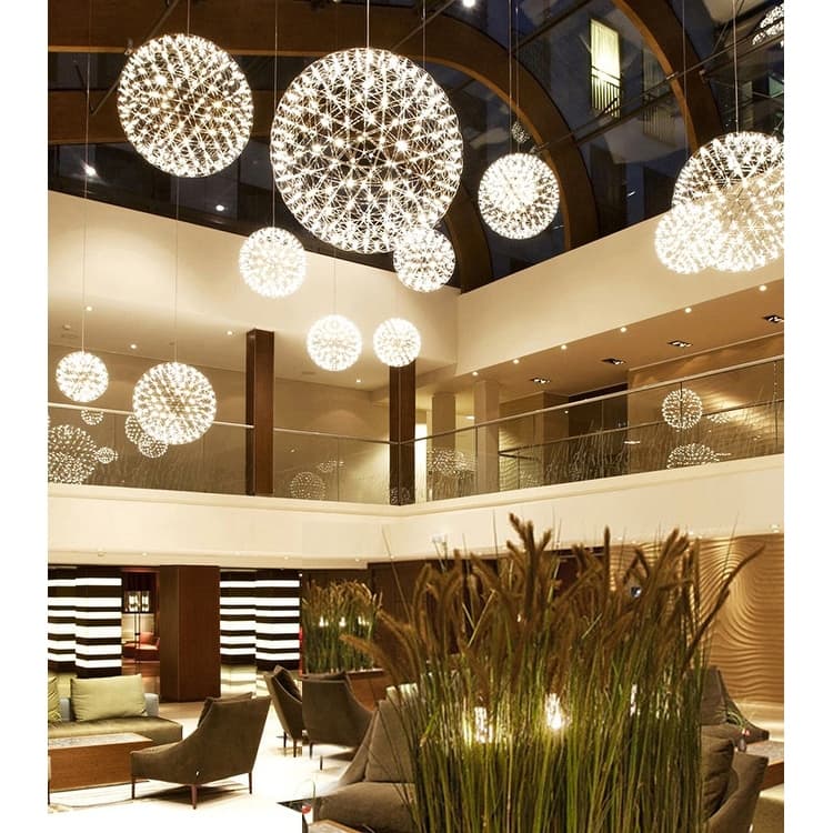 252-Light Gold Stainless Steel LED Chandelier