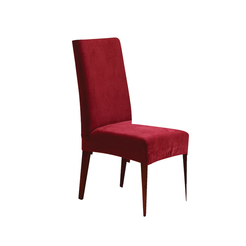 SureFit Stretch Pique Short Dining Chair Slipcover