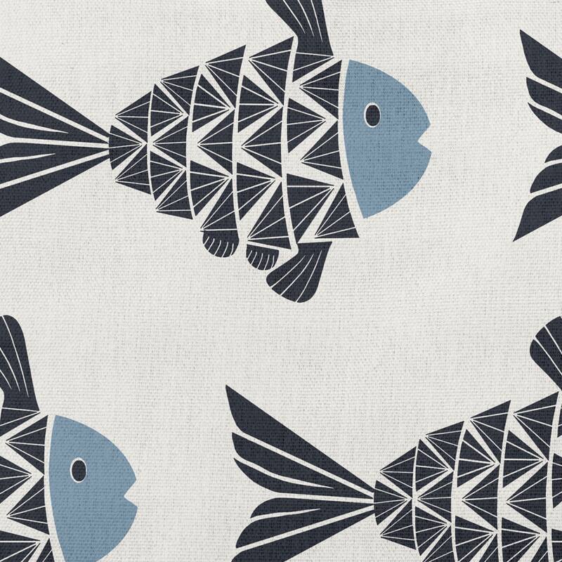 Fish Tales Nautical Decorative Indoor Pillow