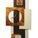 preview thumbnail 17 of 17, Statements2000 Geometric Metal Wall Clock Decor by Jon Allen - 32" x 13"
