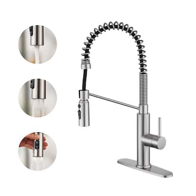 Single Handle Pull Down Sprayer Kitchen Faucet