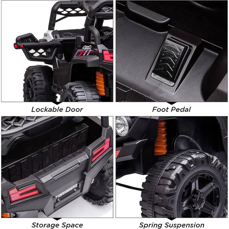 12V Ride On UTV, Kid Electric Powered Wheel Vehicle for Kids Gift