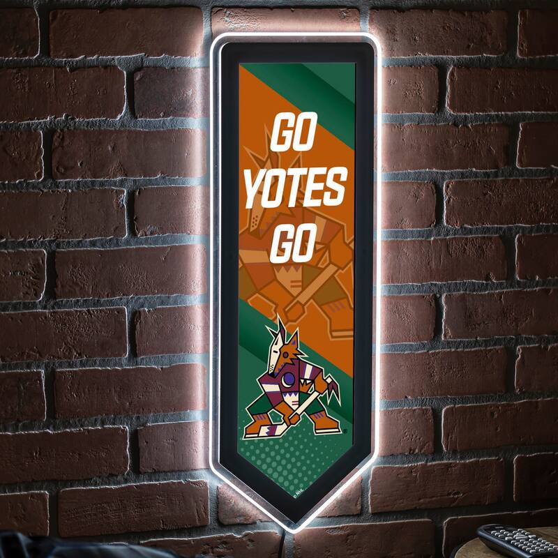 Arizona Coyotes LED Lighted Sign - Multi