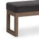 preview thumbnail 39 of 46, WYNDENHALL Madison 44 inch Wide Contemporary Rectangle Ottoman Bench