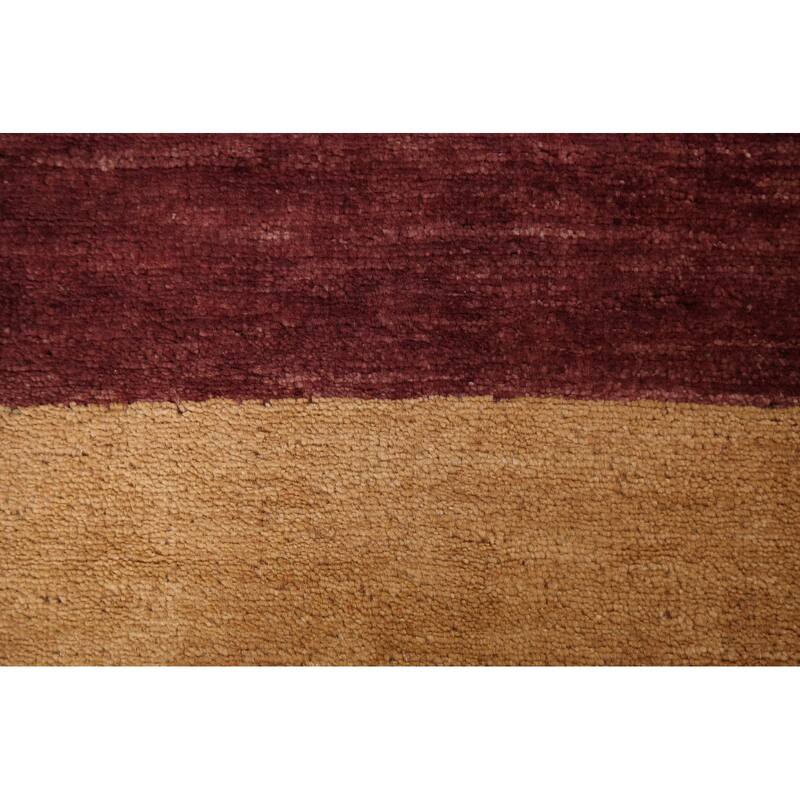 Contemporary Gabbeh Kashkoli Area Rug Wool Hand-knotted Office Carpet - 3'0" x 5'1"