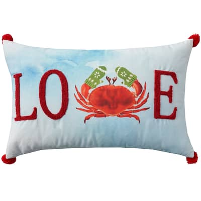 Mina Victory Holiday Pillows Quotes & Sayings Throw Pillow