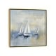 preview thumbnail 7 of 16, iCanvas "Morning Sail" by Silvia Vassileva Framed Canvas Print Gold - 12x12