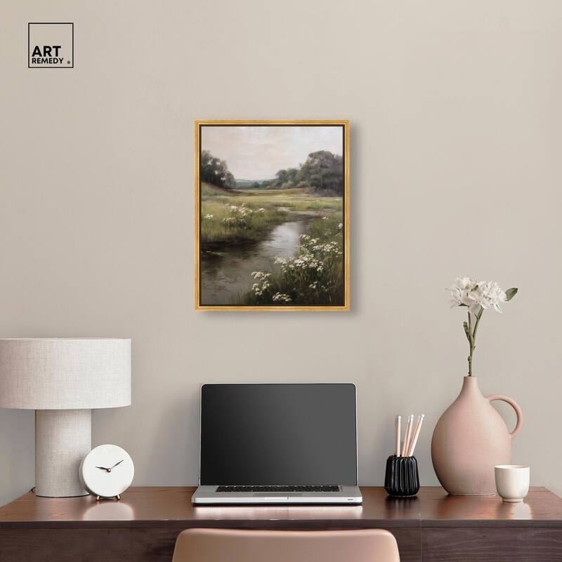 Quiet Waters Canvas by Art Remedy
