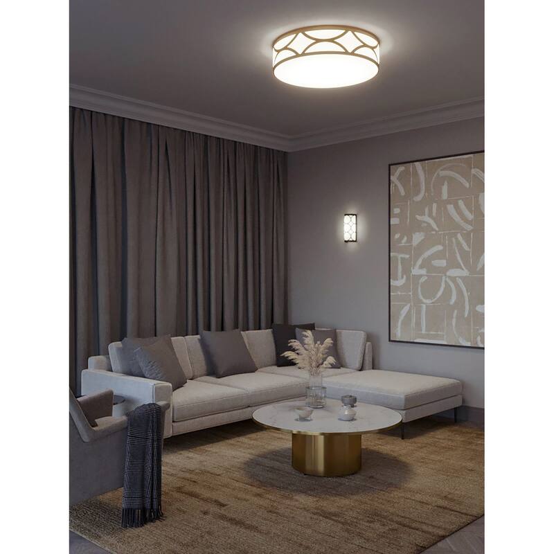 AFX Lake 4-Light 30'' LED Flush Mount - 30-Inch