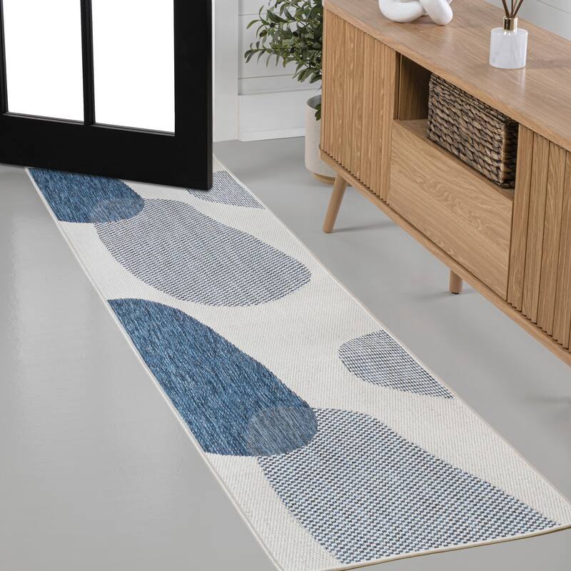 JONATHAN Y Zia Modern Geometric Organic Shapes Indoor/Outdoor Area Rug