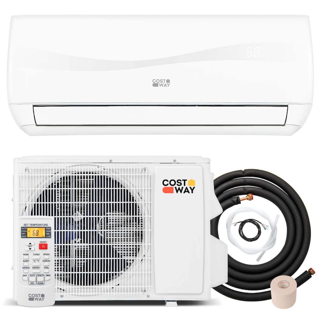 9000BTU Inverter Air Conditioner & Heater Wall AC Unit w/ Installation