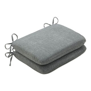 Pillow Perfect Cuscino Per Dondolo Da Esterno 45,7x114,3cm - Strisce Blu/Marrone Chiaro - Resistente All'Acqua E Allo Sbiadimento Con Lacci