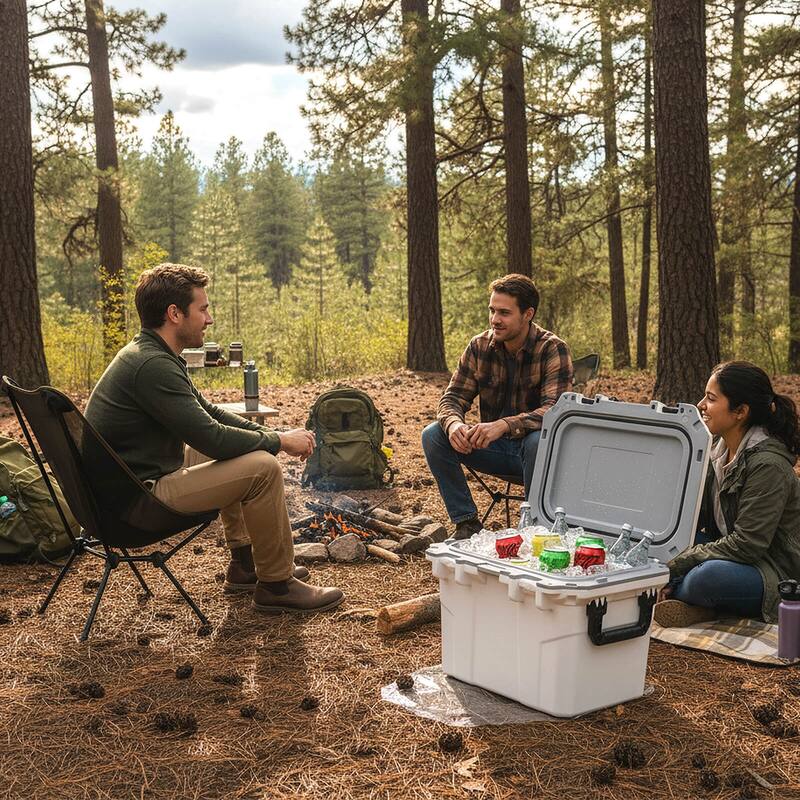 Costway 53 QT Ultra-Light Injection Molded Cooler with 2 Handles & - See Details