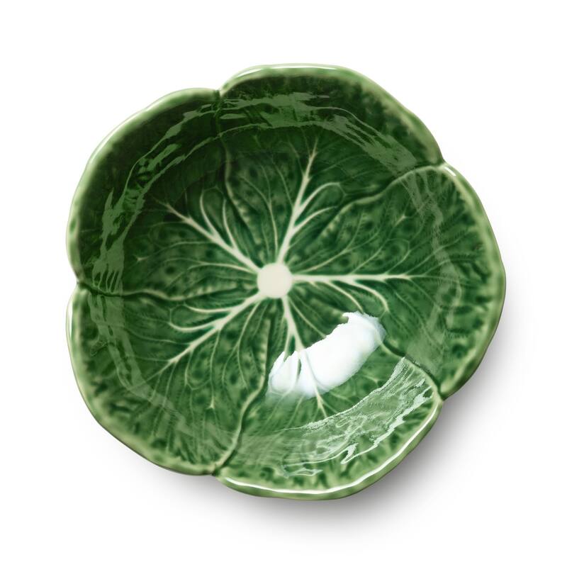 Certified International Le Jardin Set of 4 Cabbage 3-D Cereal Bowl 7" - 7"W x 7"D x 2.5"H