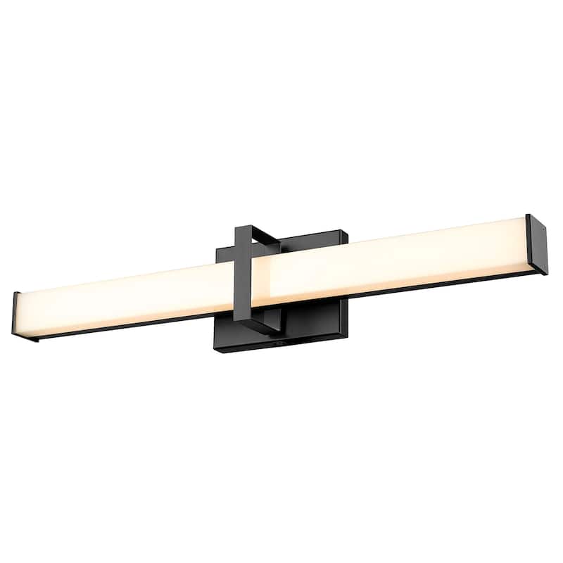 Golden Lighting Elon 24" Wide LED Bath Bar - Matte Black