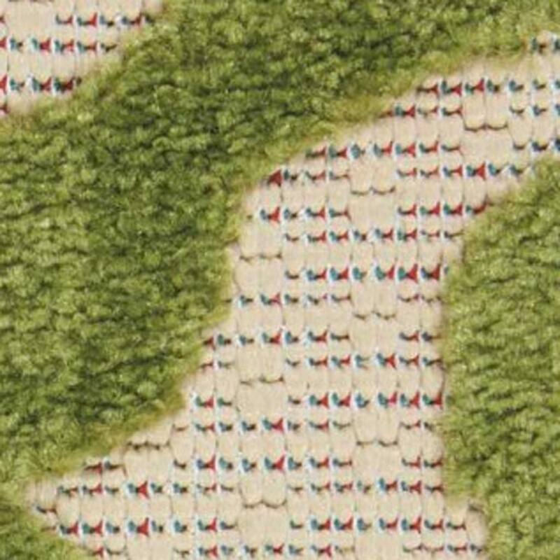 HomeRoots Contemporary Rectangle Outdoor Rug - 10' X 13'