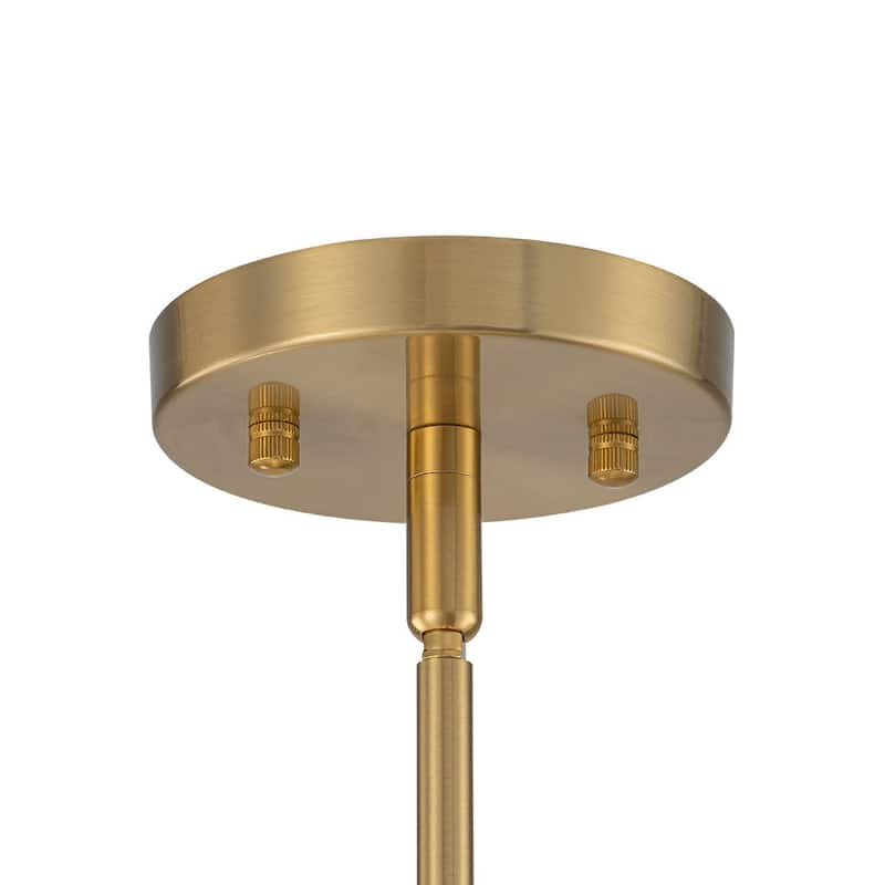 Art Deco 6-Light Frosted Glass Globe Bubble Sputnik Chandelier 28in
