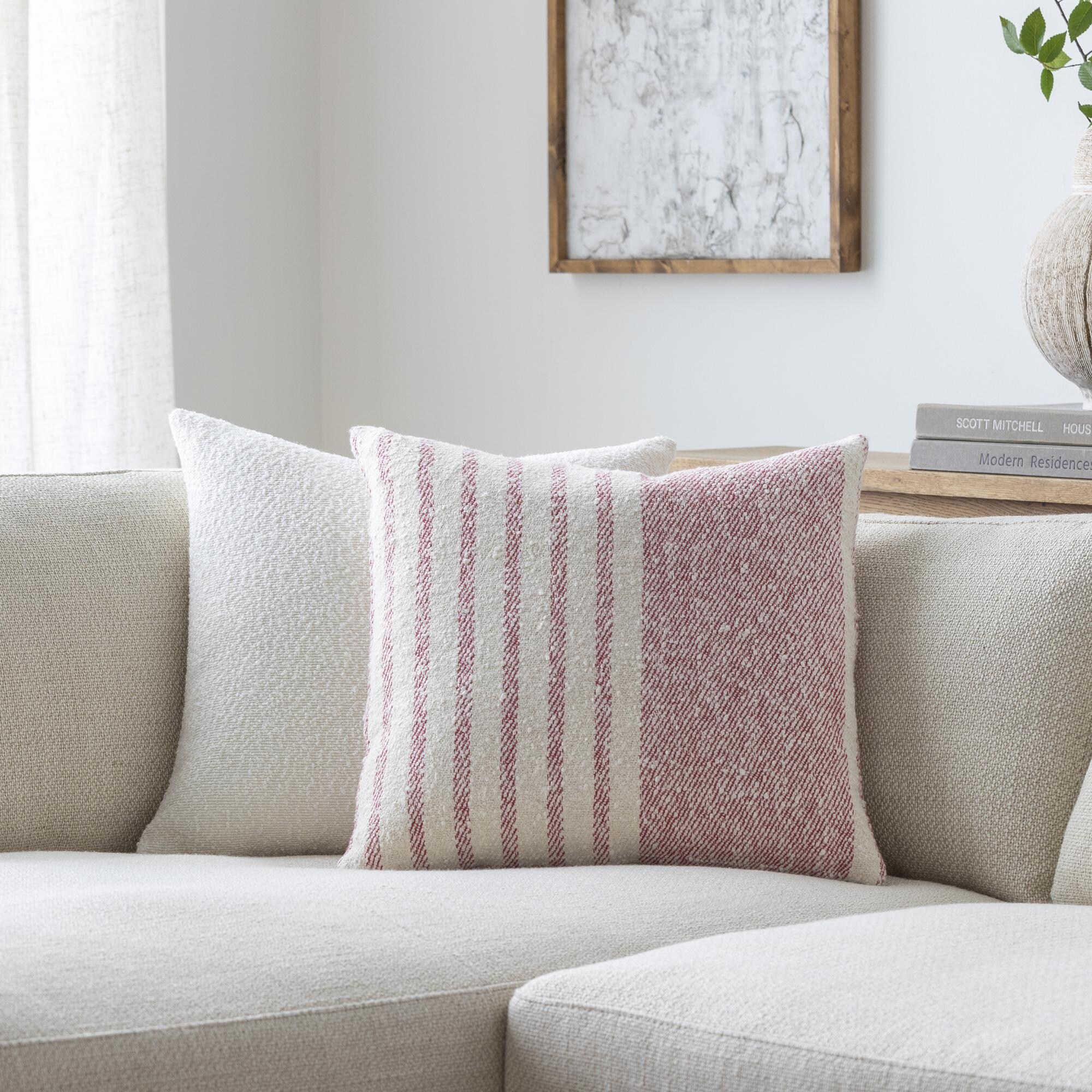 Striped pillows pottery hotsell barn