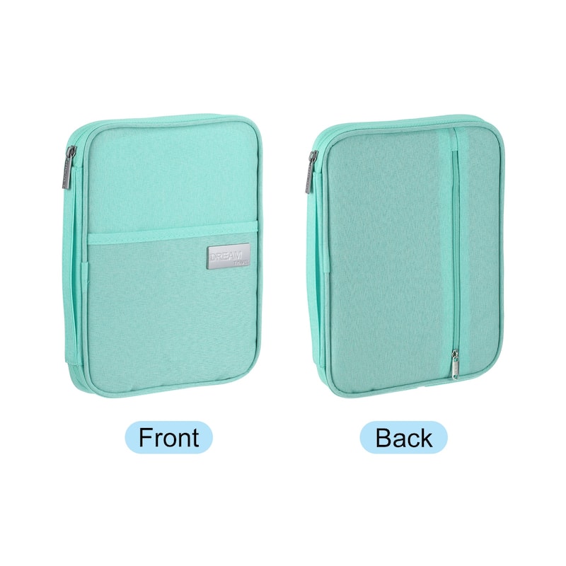 10x7" Multi-Pockets Family Passport Holder Travel Wallet Holder Cover