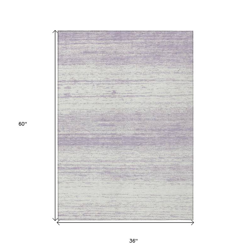 HomeRoots Striped Transitional Rectangle Outdoor Rug