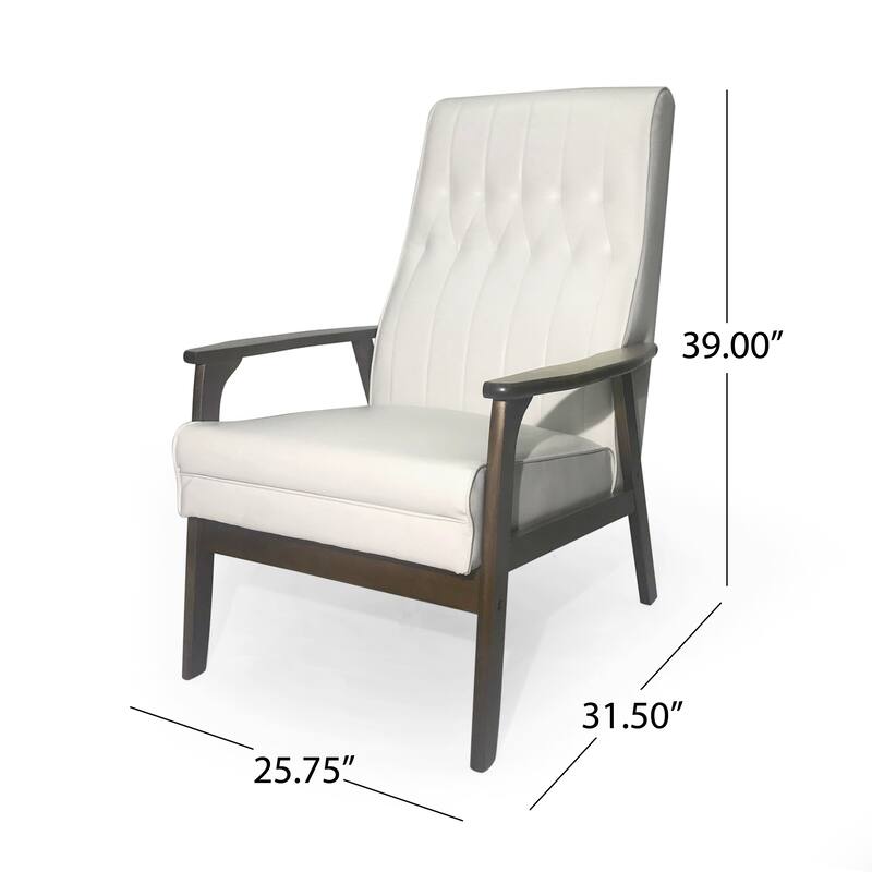 Mid Century Modern Upholstered Accent Chair