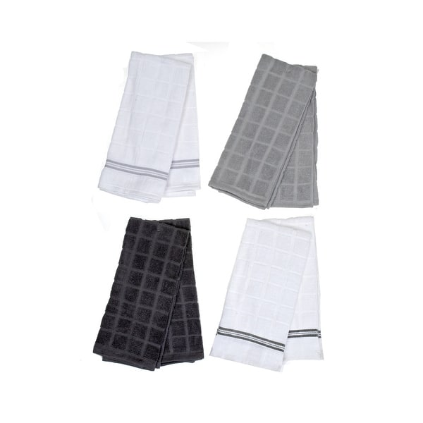 2Pk Checkered Terry Kitchen Towels (Asstd) On Sale Bed Bath