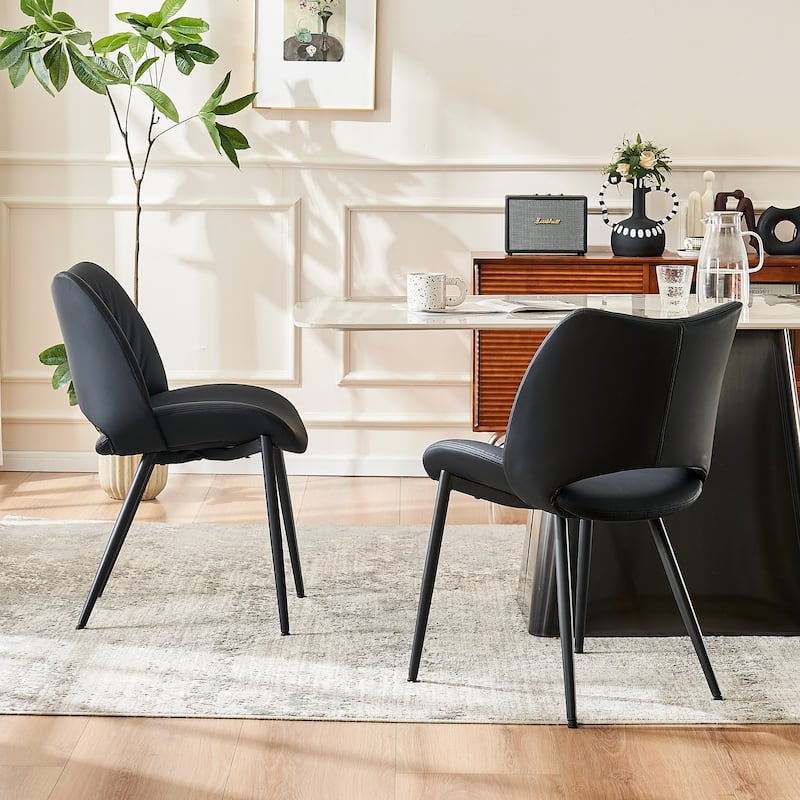 Modern Dining Kitchen Chairs Set of 2 Loads up to 300lbs