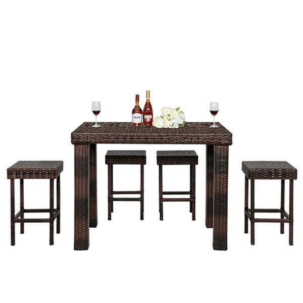 Rattan bar set for outside Bed Bath & Beyond 37522471