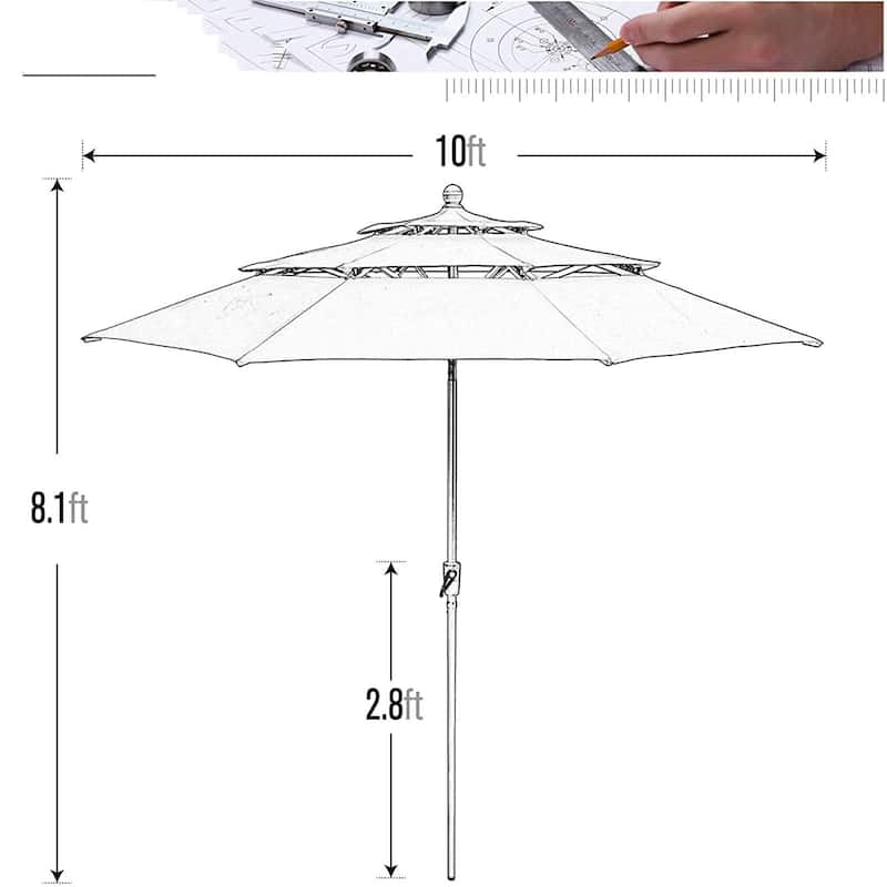 MAISON ARTS 5/6-piece Black Steel Patio Dining Set