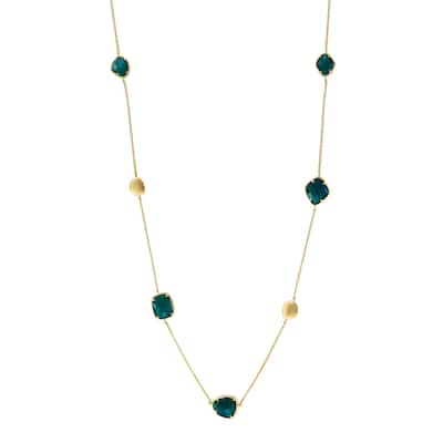 EFFY 14K Gold Green Onyx Necklace