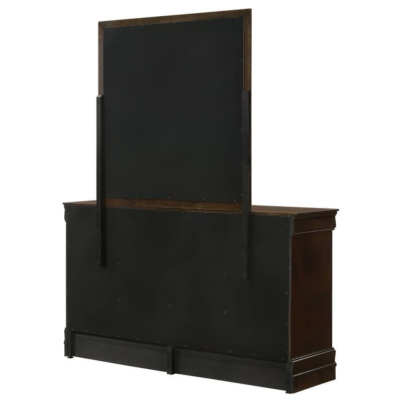 Louis Philippe 6-drawer Dresser Cappuccino