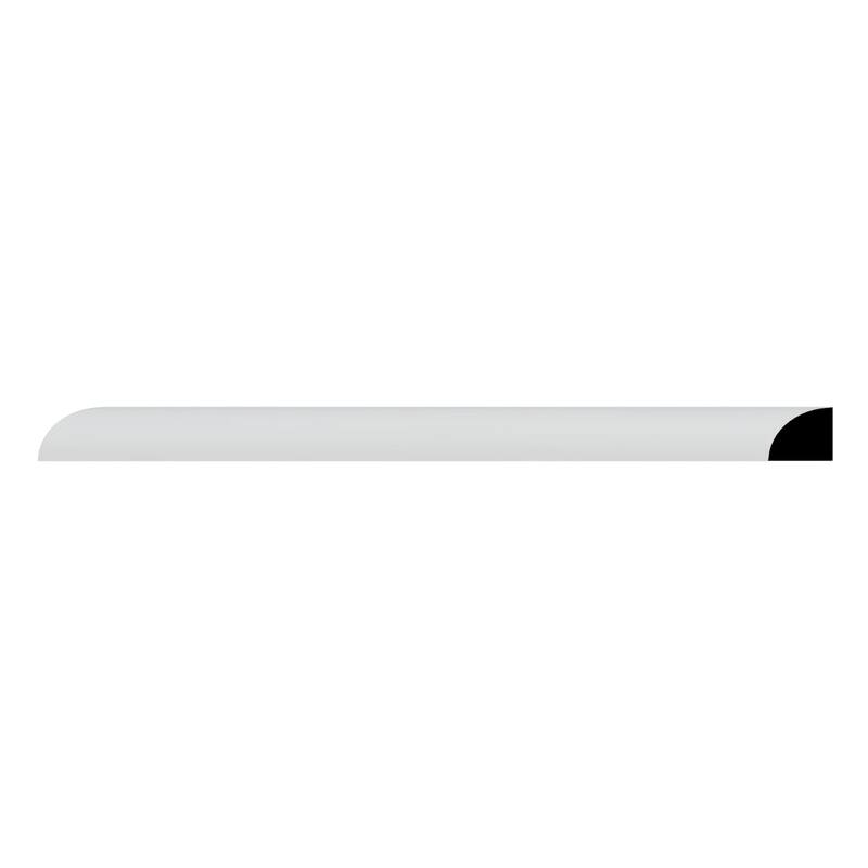 WM108: 1/2-in D x 1/2-in W x 96-in L Americraft Finger-Joint Pine Quarter Round - Primed Fingerjoint Pine