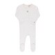 preview thumbnail 6 of 11, Ely's & Co. Squiggle Pointelle Footie Collection Girls Cream - 18 Months