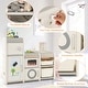 preview thumbnail 8 of 7, Gymax Kids Toy Storage Organizer Multipurpose Bookshelf w/ Magnetic