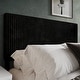 preview thumbnail 1 of 35, CraftPorch Corduroy Modern Upholstered Pleated Velvet Headboard