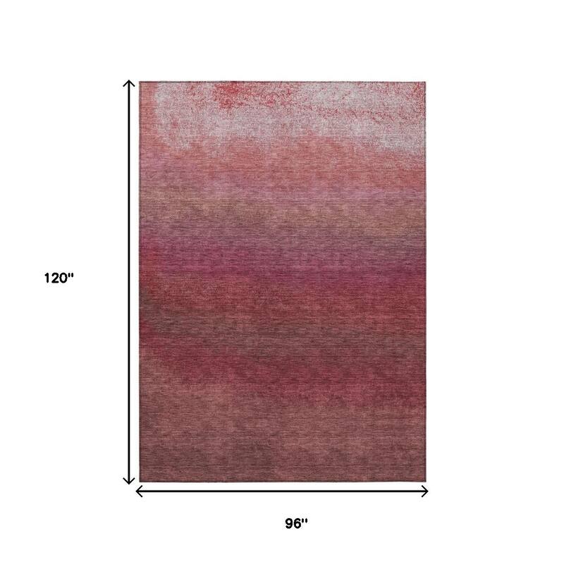 HomeRoots Ombre Transitional Rectangle Outdoor Rug