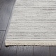 preview thumbnail 13 of 25, SAFAVIEH Whisper Malin Contemporary Stripe Fringe Rug
