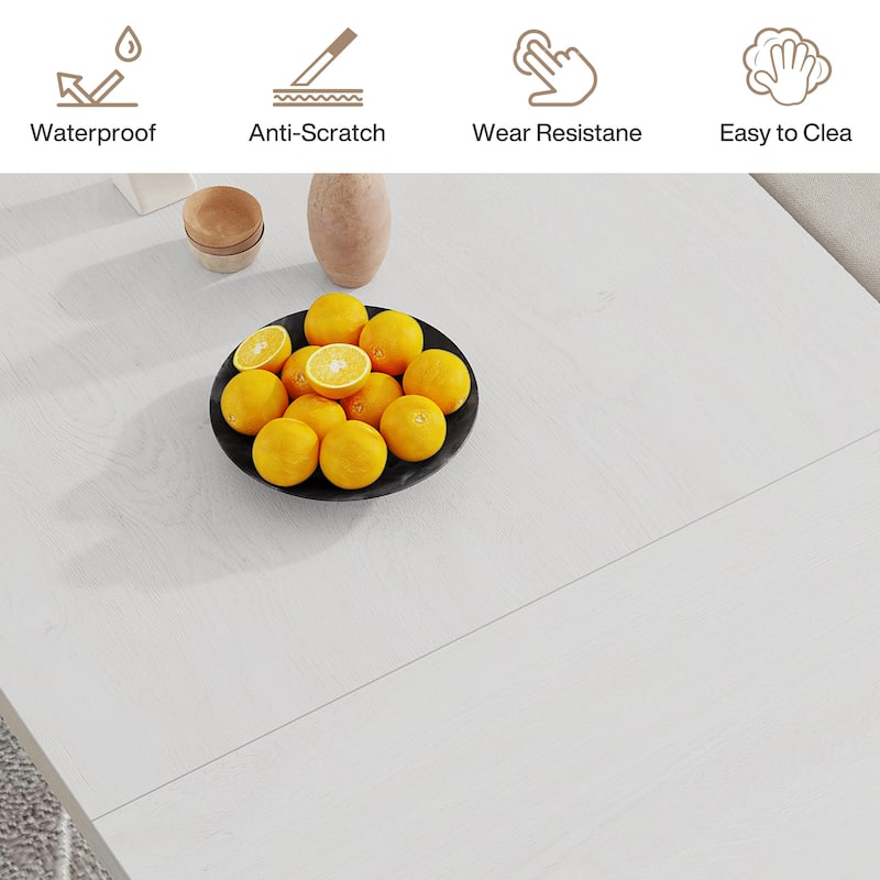 71 Inches Rectangular Wood Dining Room Table