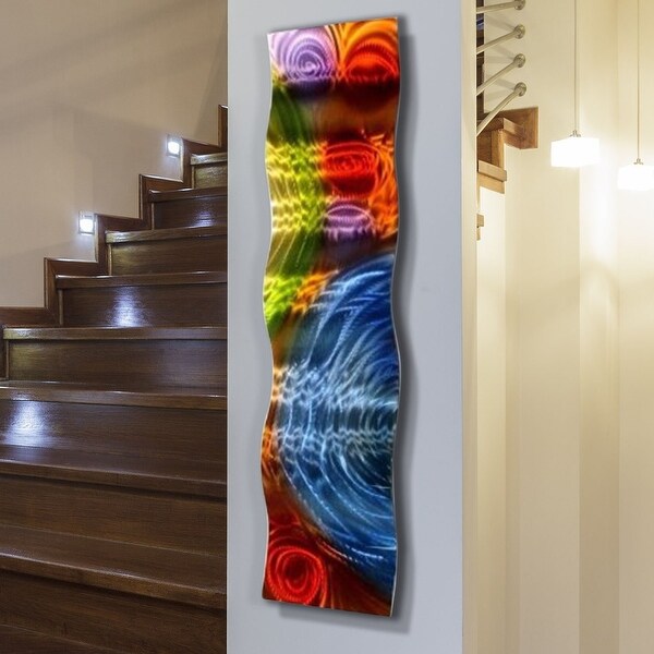 Statements2000 Multicolor Abstract Metal Wall Art Accent Sculpture Decor by Jon Allen - Elation Wave