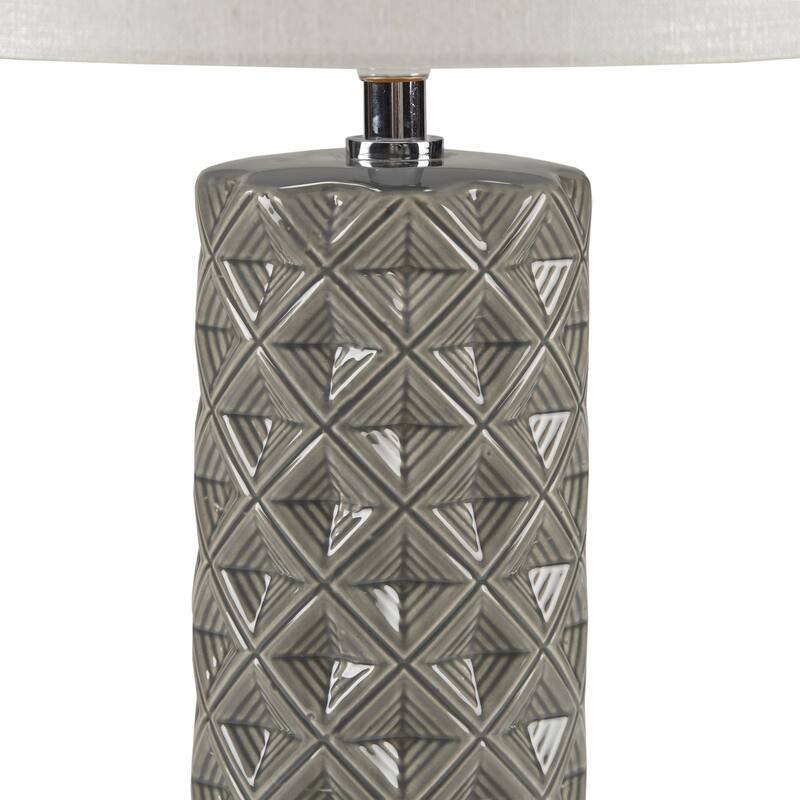 510 Design Macey Geometric Ceramic Table Lamp