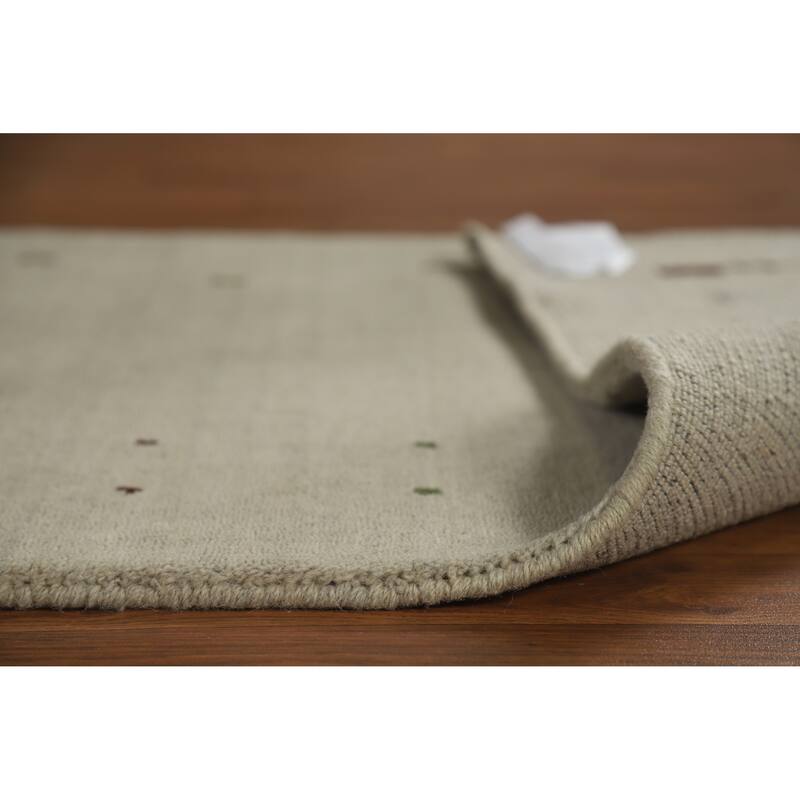 Tribal Gabbeh Indian Runner Rug Handmade Wool Carpet - 2'7" x 11'5"