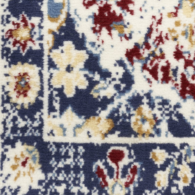 Lizoz Power Loomed Distressed Non Skid Stain Resistant Area Rug By HomeRoots
