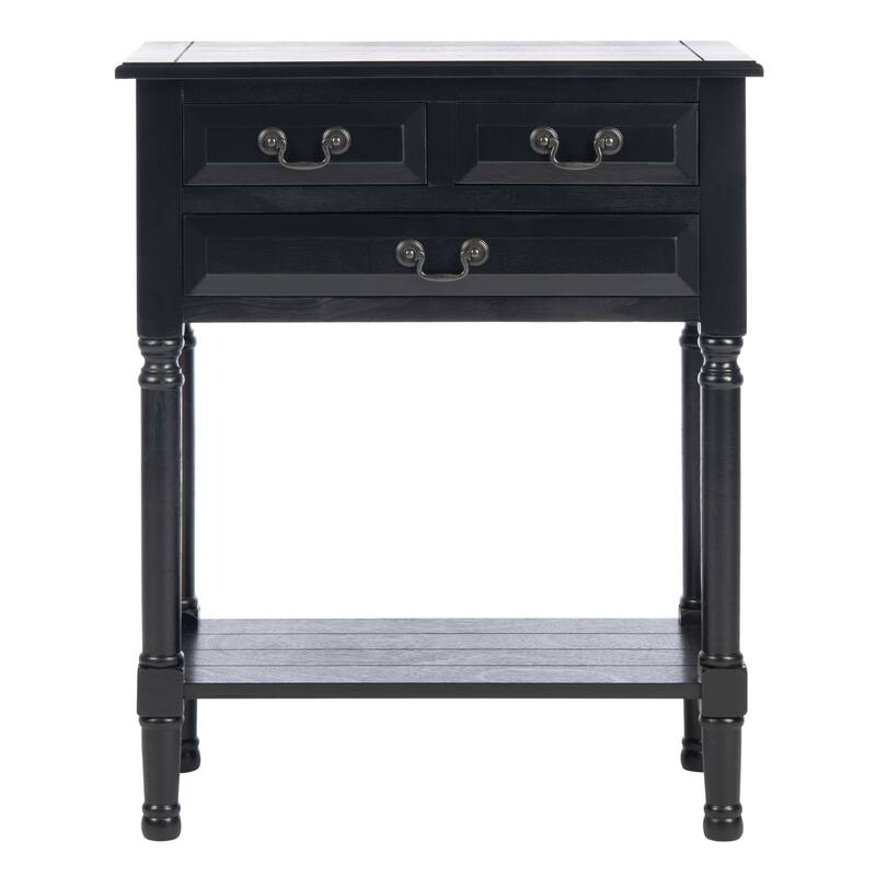 SAFAVIEH Leaner 3-Drawer Console Table - 23.5" W x 13" L x 29.5" H - 24Wx13Dx30H