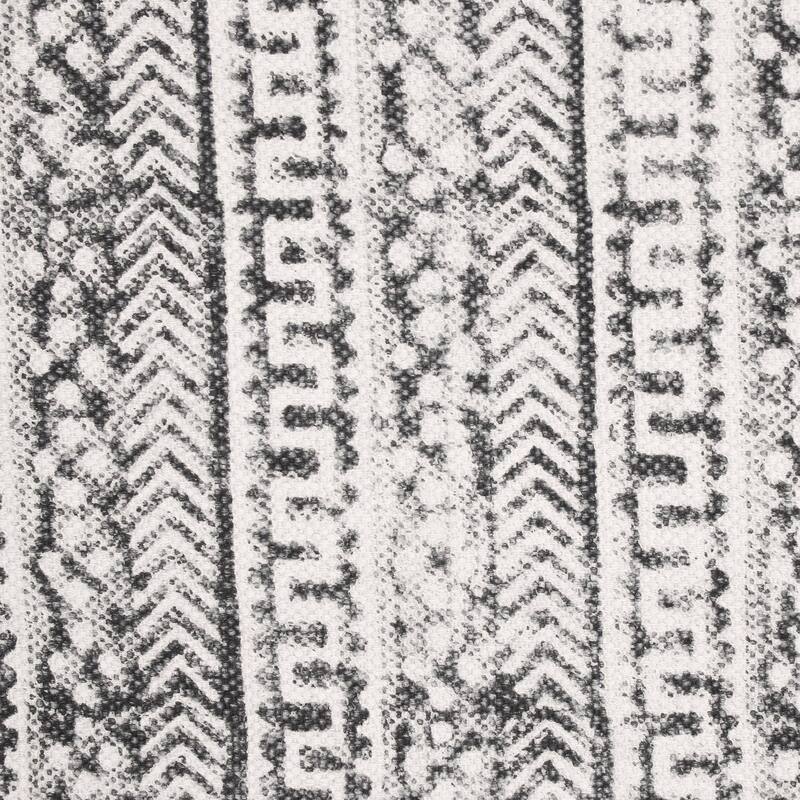 Handmade Maze Flair Cotton area rug (India) - Big