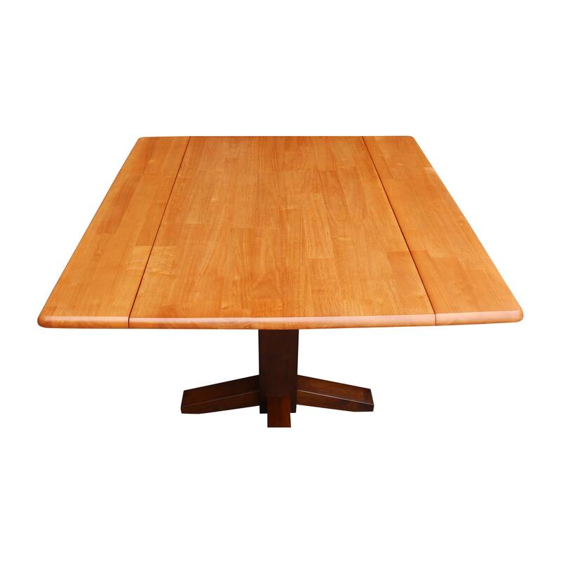 Square Dual Drop Leaf Dining Table
