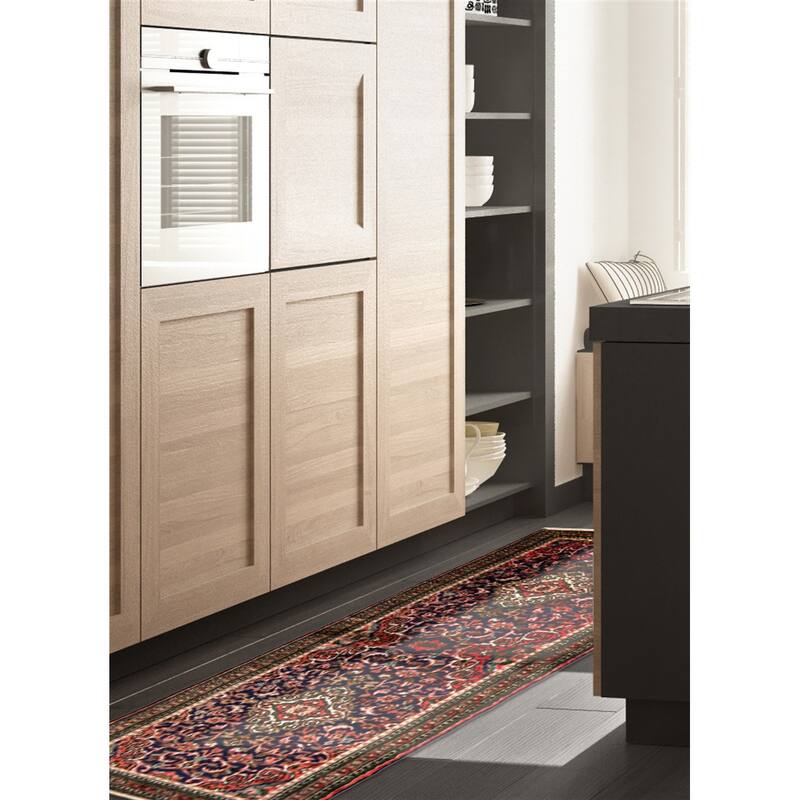 ECARPETGALLERY Hand-knotted Anadol Navy Wool Rug - 2'9 x 9'2