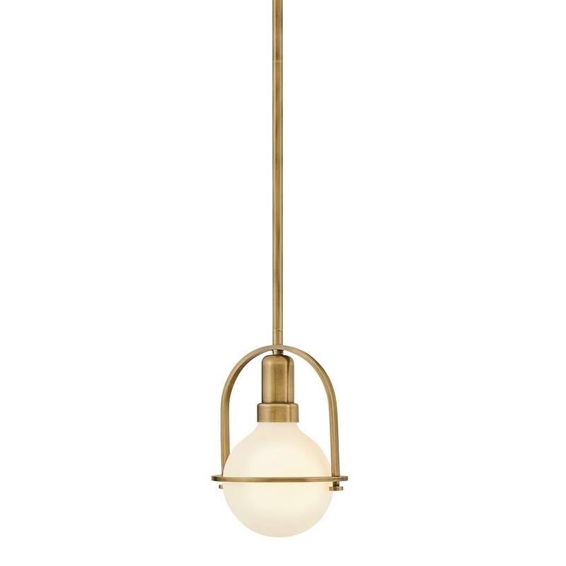 Hinkley Lighting 53771 Somerset 7" Wide Mini Pendant / Converts to - Heritage Brass